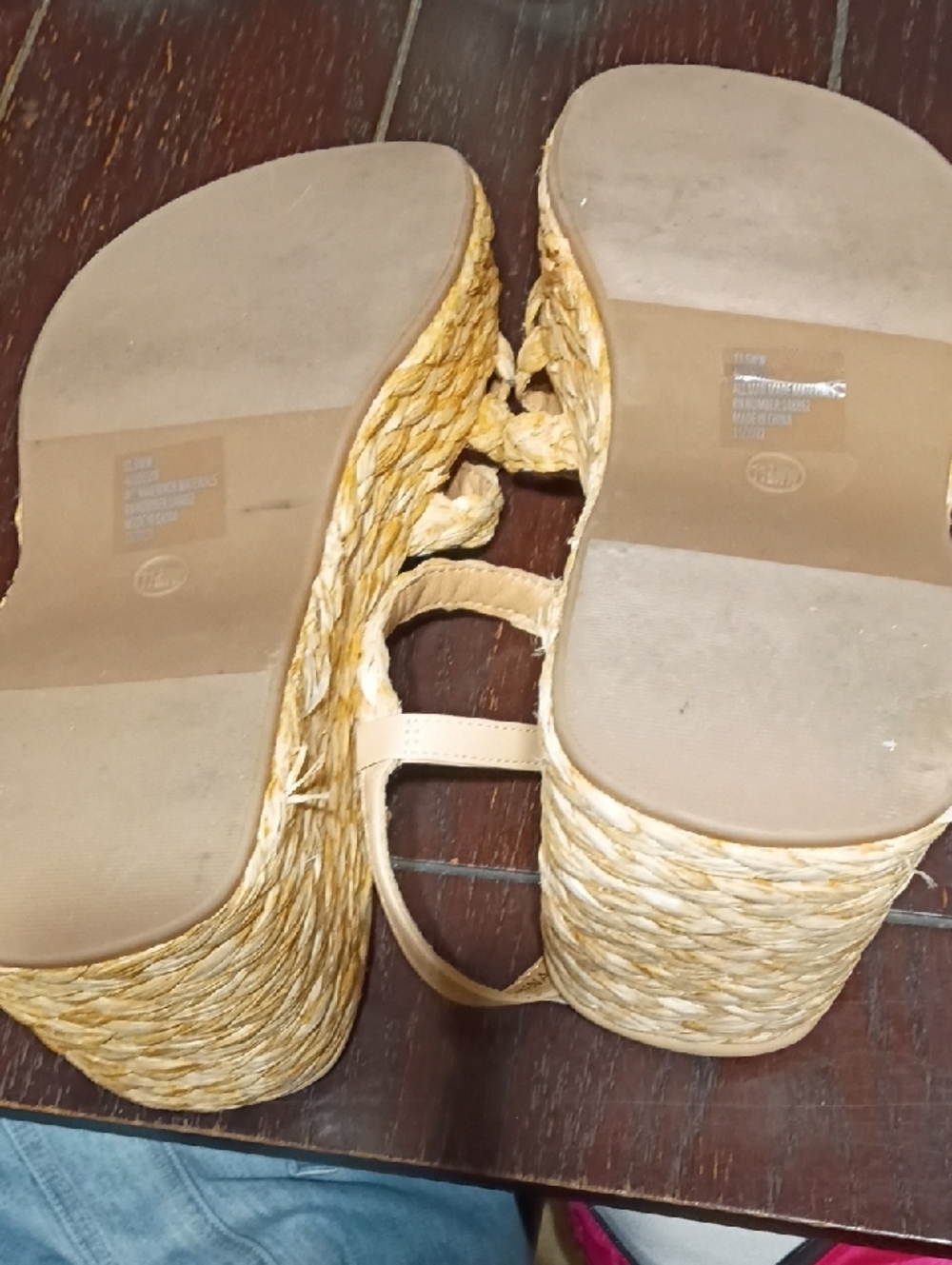 Torrid Natural Braided Jute Platform Sandals - Picture 5 of 6